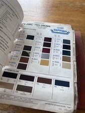 Vtg Book Auto Paint Chip Color 1980s R-m Dupont Gm Ford Chrysler Gmc Truck Chevy Vtg Book Auto Paint Chip Color 1980s R-m Dupont Gm Ford Chrysler Gmc Truck Chevy