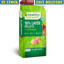 All Natural Layer Pellets Chickens 16 Protein 40lb Complete Feed No Additives US