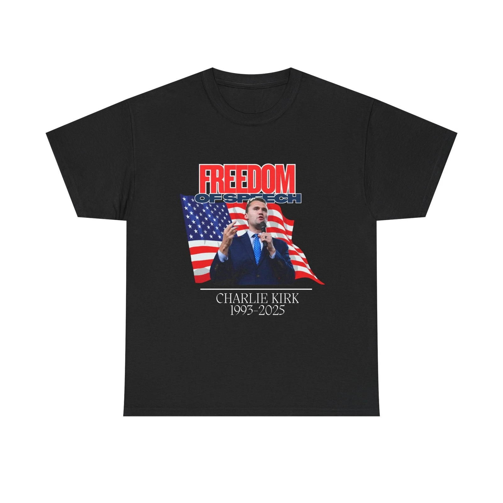 Charlie Kirk Freedom of Speech T-Shirt