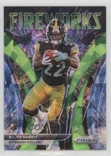 2021 Panini Prizm Fireworks Green Ice Prizm Najee Harris #F-6 1df0
