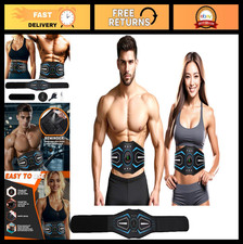 "Abdominal Toning Fitness Belt - ABS Stimulator for Home Workout, Unisex Ab Trai