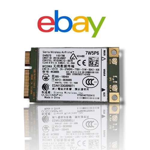 Sierra Wireless AirPrime DW5570 🌐 LTE 4G WWAN Modul M.2 NGFF Dell 7W5P6 #W203