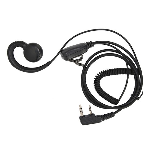 Walkie Talkie Headset 180° Rotatable K Head Mic Headphone For Uv‑5 ND - Photo 8/12