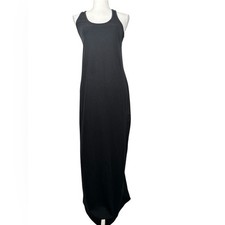 Melrose and Market Black Tank Summer Spring Casual Vacation Maxi Dress Size S