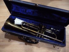 VINTAGE  PAN AMERICAN trumpet and the case