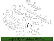 Subaru Front Wheel Trim Garnish Oem - Front Most Wheel Trim - Black Subaru Front Wheel Trim Garnish Oem - Front Most Wheel Trim - Black