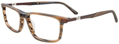 EASYCLIP EC648 Eyeglasses Eye Glasses 010 Matt Marble Brown / Bronze Authentic N