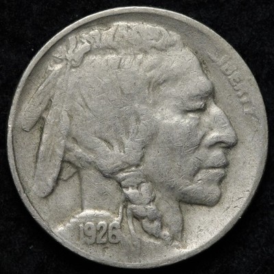 1926-D Buffalo Nickel VF E168 JANO