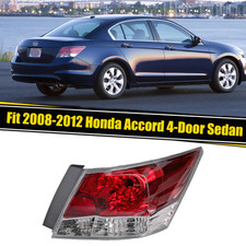 Fit For 2008-2012 Honda Accord 4door Sedan Right Passenger Side Tail Light Lamp
