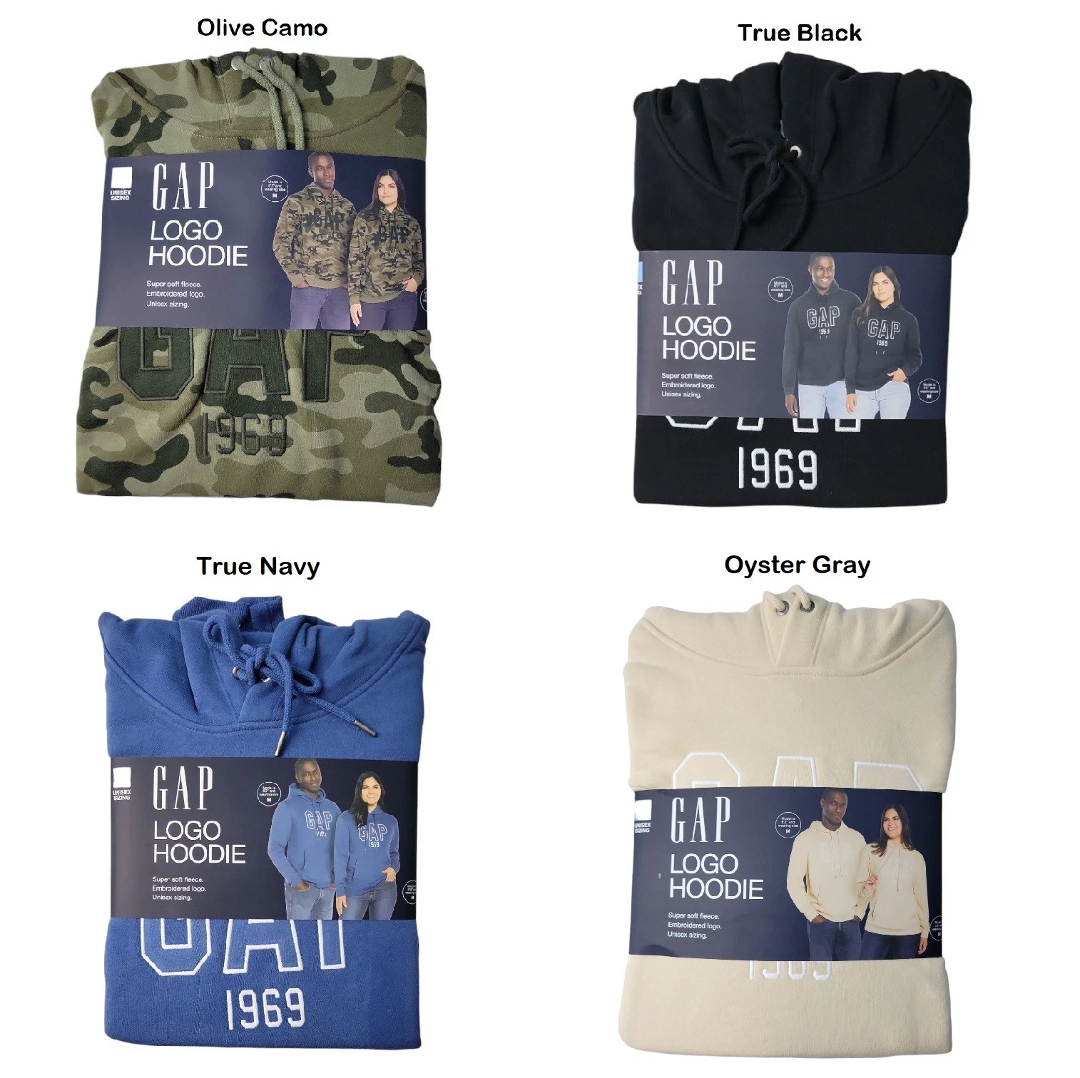 Gap Unisex Adult Embroidered Kangaroo Pocket Soft Fleece Hoodie
Opens in a new window or tab
