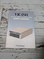 Vintage Commodore VIC-1541 Single Drive Floppy Disk User's Manual Near Mint 5B