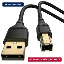 Canon Pixma Printer Cable 10ft, USB-A to USB-B Cable, High Speed USB Printer Cor