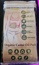 8pcs Castor Oil Pack Wrap, Reusable Castor Oil Organic Cotton Pack Liver Detox