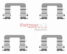 Front axle Metzger 109-1696 accessory set, disc brake pad for Kia, Mitsubishi