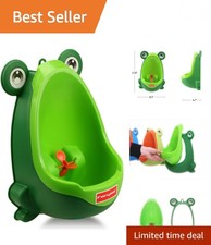 Adorable Frog Toilet Training Urinal for Boys - Easy Clean  Adjustable Height