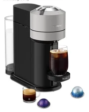 Nespresso Vertuo Next Coffee and Espresso Maker by Breville, Light Grey