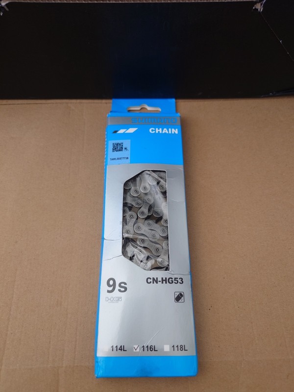 Shimano CN-HG53 9-Speed Chain for MTB 116 Links, Compatible with Shimano