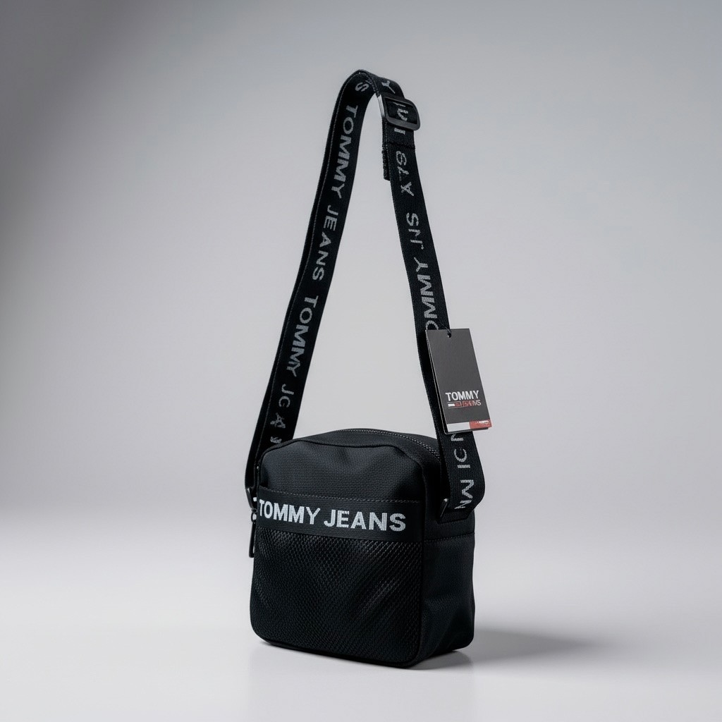 Tommy Jeans reporter bag Essential square black AM10901 image 5