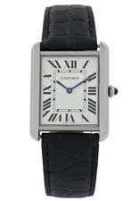 Cartier Tank Solo 3169 W5200003 Medium Size Stainless Steel 27MM Men's Quartz