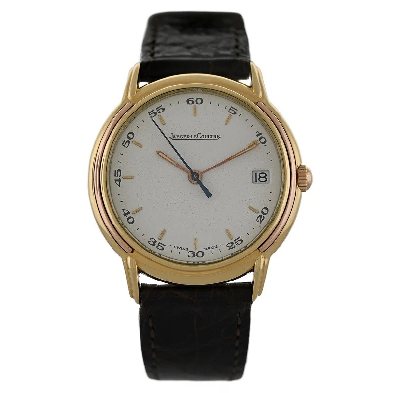 Jaeger LeCoultre — Jaeger LeCoultre Odysseus 165.7.06 40 Gr. 18K Yellow Rose Gold Date Quartz 34MM