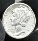 1935-P MERCURY SILVER DIME COLLECTIBLE / MS