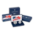 2019 PRIDE OF TWO NATIONS LIMITED EDITION 2 COIN SET AMERICAN EAGLE + MAPLE LEAF