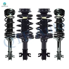 Set of 4 Front-Rear Quick Complete Strut-Coil Spring For 1997-2002 Ford Escort