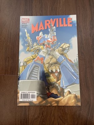 MARVILLE #1 OF 6 FOIL EDITION TRANSFORMERS COVER  MARVEL 2002