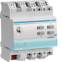 Hager Knx Jalousieausgang 4Fach TYA624C Bussystem-Jalousieaktor Knx