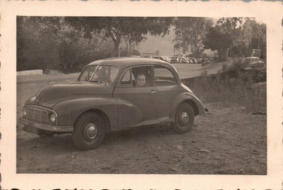 Foto Morris Minor ?, Oldtimer, KfZ, Auto ca. 9 * 6 cm (2961)