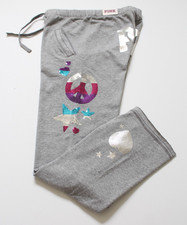 NWOT HTF Vtg VICTORIA S SECRET PINK Dog 1986 Logo Fleece Sweat Pant X-Small