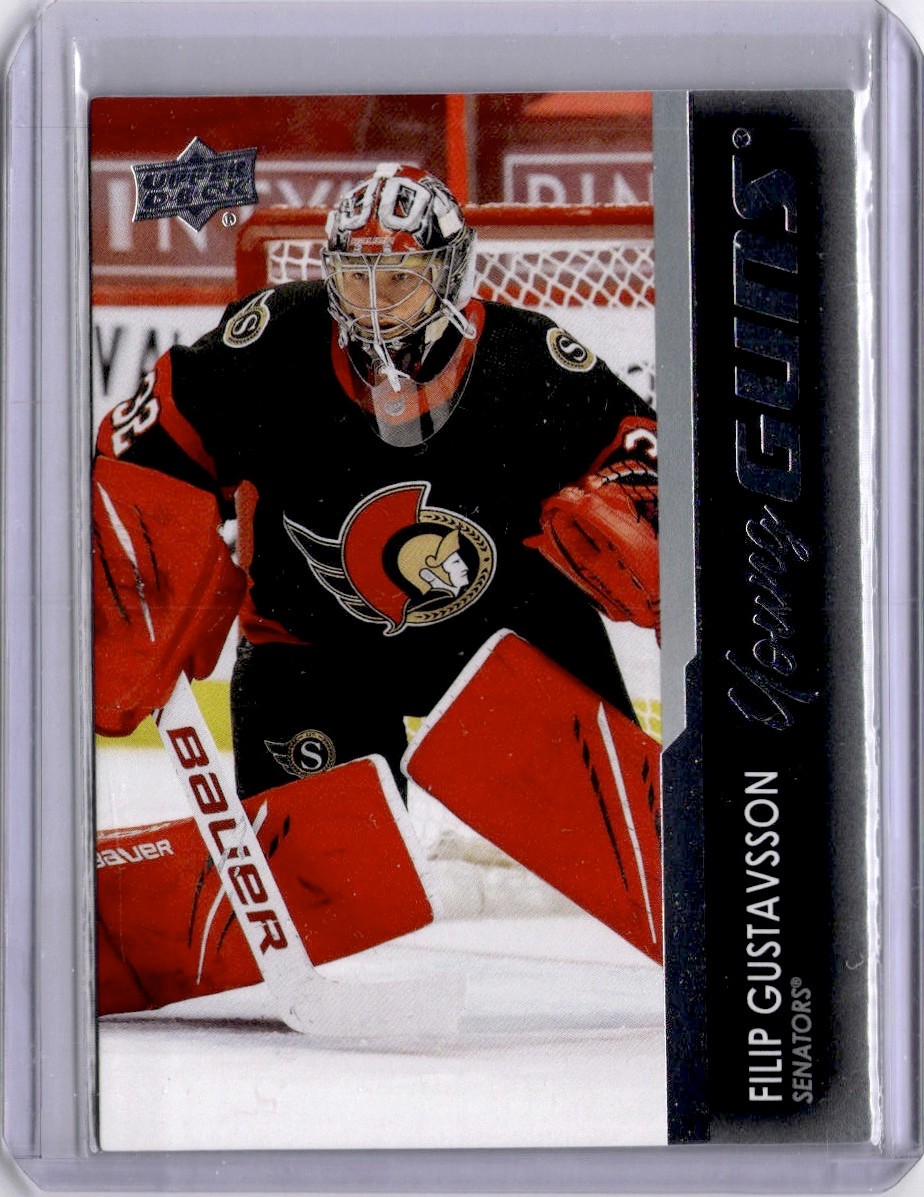 Filip Gustavsson Young Guns #225 2021-22 Upper Deck