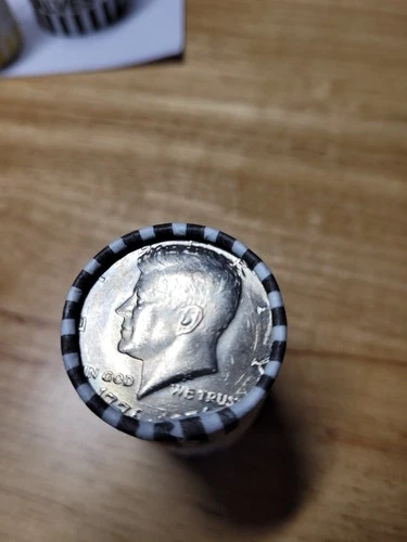 1976 Bicentennial JFK Kennedy Half Dollar roll  20-Coin  Bank Wrapped- Unopened