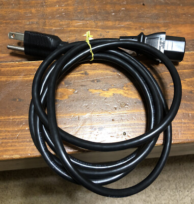 I-Sheng E88265-c VW-1 CSA LL81924 SVT Black Monitor PC Power Cable Cord 6' black