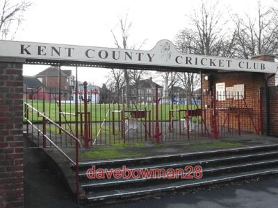 FOTO CANTERBURY EINGANG ZUM KENT CRICKET GROUND ST. LAWRENCE CANTERBURY IST
