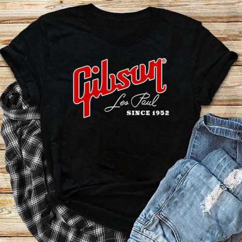 Gibson Les Paul Gitarre seit 1952 lustiges T-Shirt JJ3919 - Bild 1 von 5