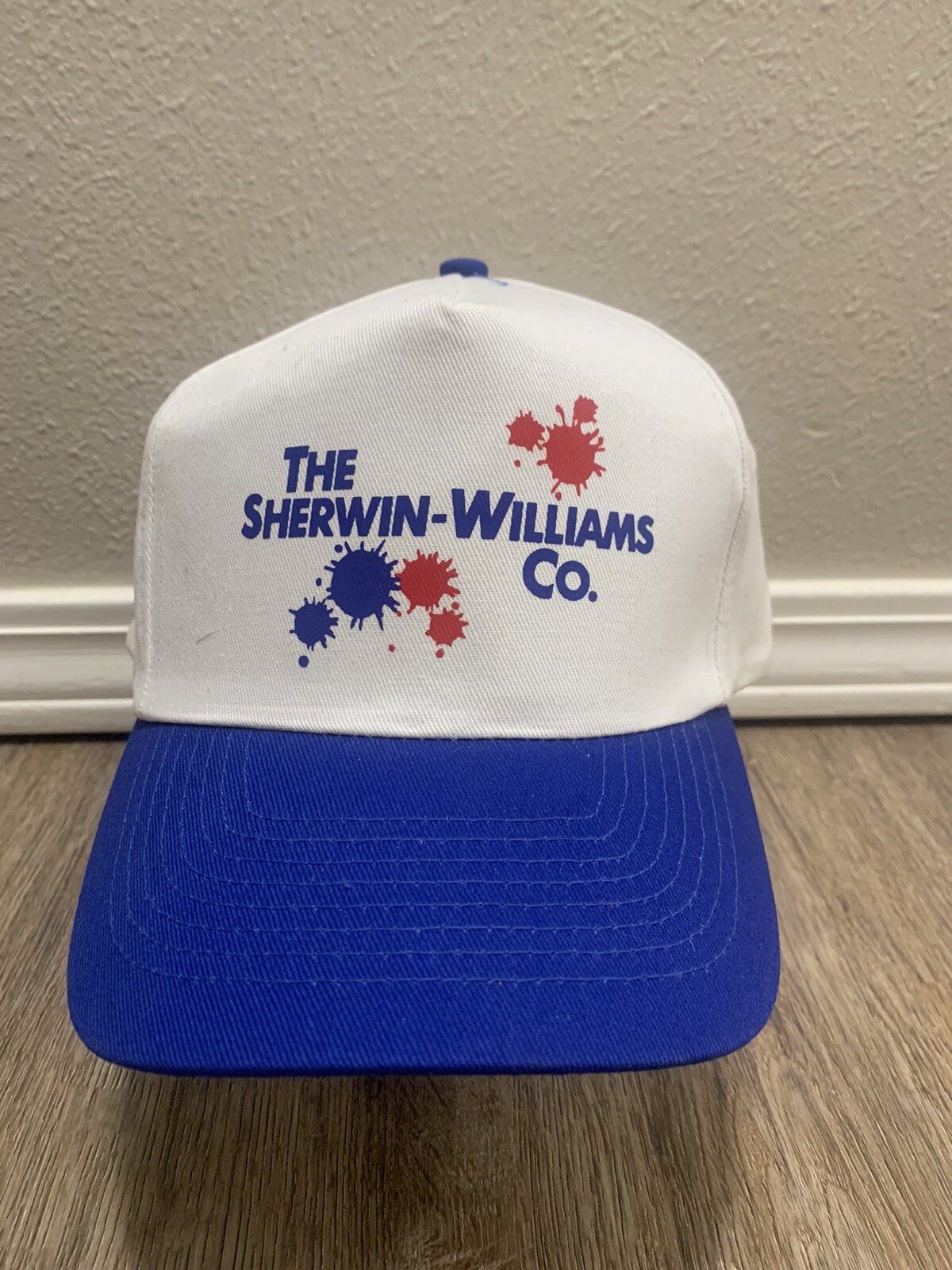 Vintage Sherwin Williams SnapBack Paint Hat Adjustabl… Gem