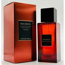 BATH & BODY WORKS  Bourbon Men's Collection Cologne 3.4fl oz /100 ml. New In Box