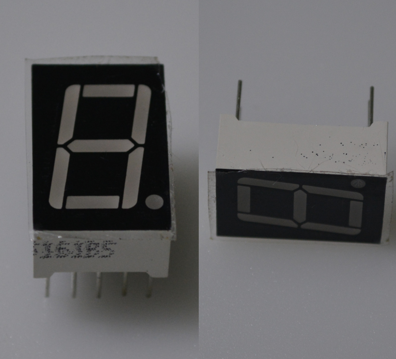 10 Display LED A 7 Segmenti - Catodo, Verde, 0.56", 3.3V, Per Elettronica - Foto 4