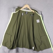 Nike Tech Fleece Men's XXL 2XL Full-Zip Hoodie Gray Green Lined Jacket