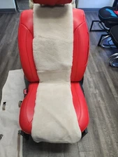 SUPERLAMB MERCEDES Driver and Passenger SAND Sheepskin Insert Covers