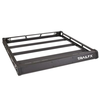 TrailFX Roof Mount Basket Rack 49.8'' x 53'' 150 LBS For Jeep Wrangler Gladiator