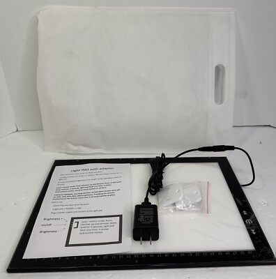 A4 Artist tracing Light Box Copy Table USB Power Dimmerable 7000 Lux Lock Button