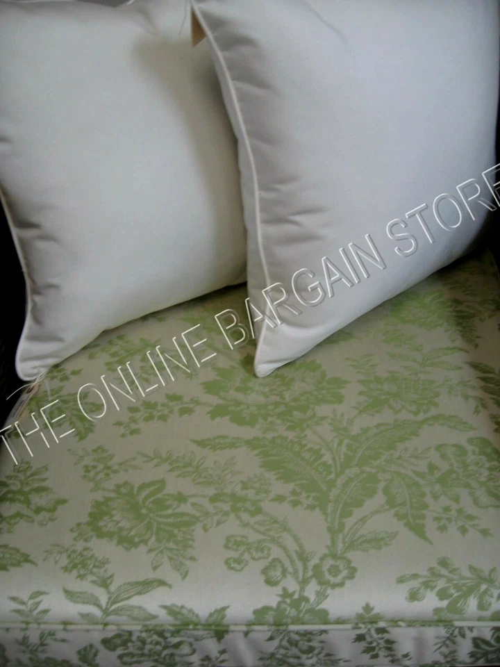 Frontgate Cassara Sunbrella Chair Ottoman Bottom CUSHION 25x27 Canterbury Green - Image 2 of 4