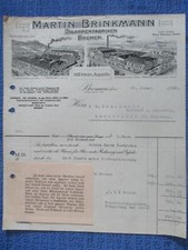 (917) Rechnung Tabak & Zigarrenfabriken Martin Brinkmann, Bremen 1920