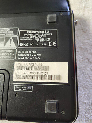 Marantz PMD671 Digital Recording Interface for sale online | eBay