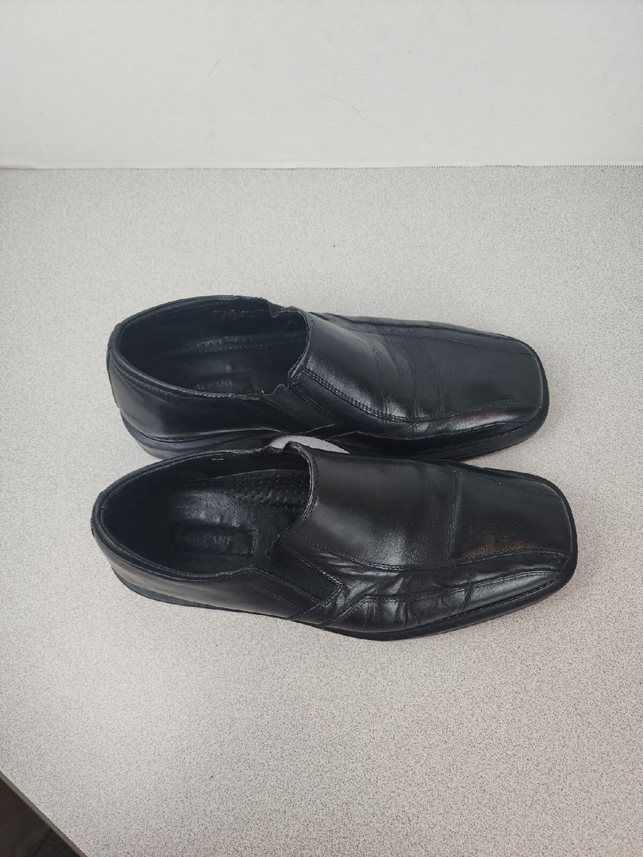 Alfani - Pedro - Black Leather Slip on Loafer Size 9 M Shoes  display picture 2