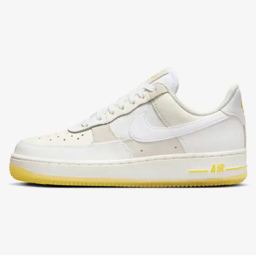Женские полуботинки Nike Air Force 1 07 Белые и разноцветные (FQ0709-100)