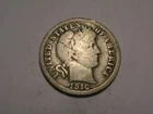 1916 S Barber Dime (Very Attractive)