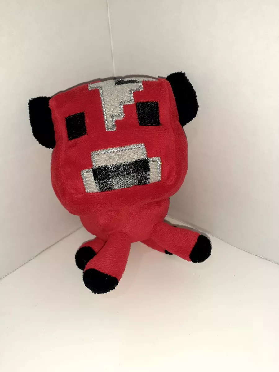 Minecraft Baby Mooshroom Vermelho Boneco Bicho de Pelúcia Original